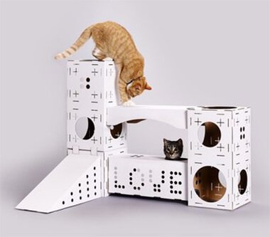 Katten speelhuis duurzaam