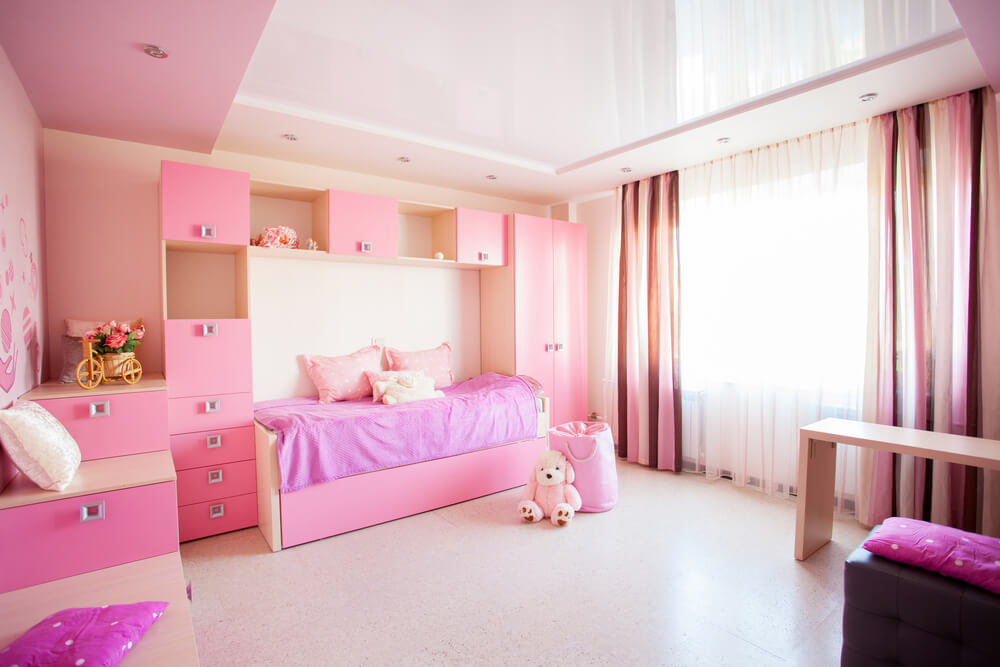 Roze meisjeskamer