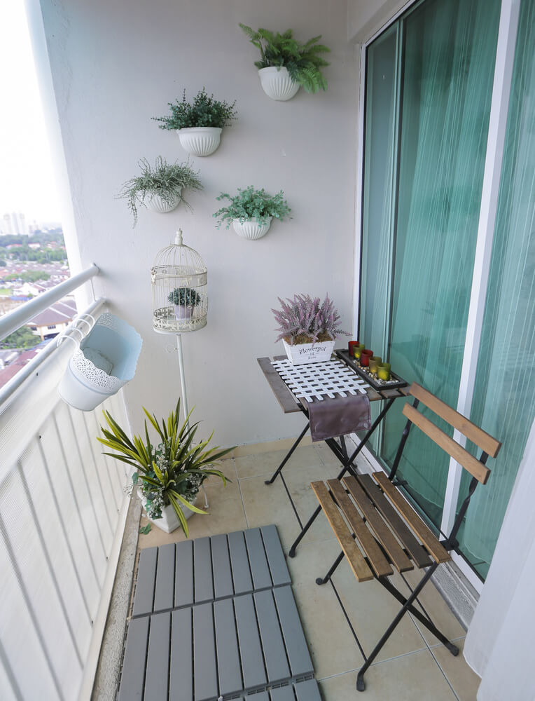 klein balkon inrichten